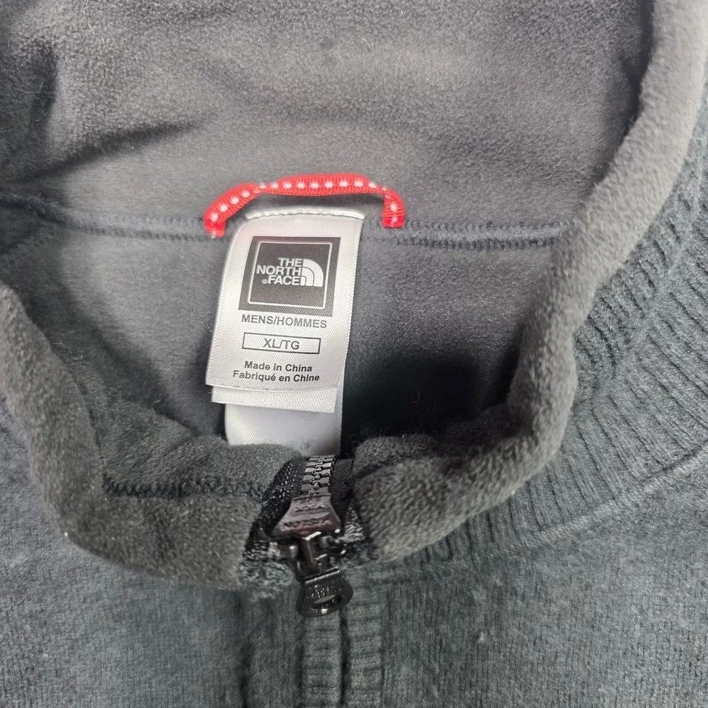 The North Face Sweater Mens Size‎ XLARGE Black 1/4 Zip Mock Neck Wool Blend